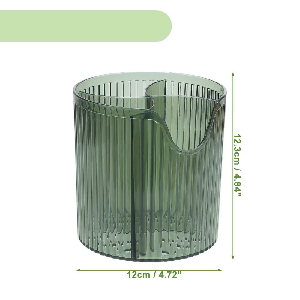 4 Slot Makeup Brush Cup Makeup Organizer for Bathroom Countertops 1 Pc - Image 10