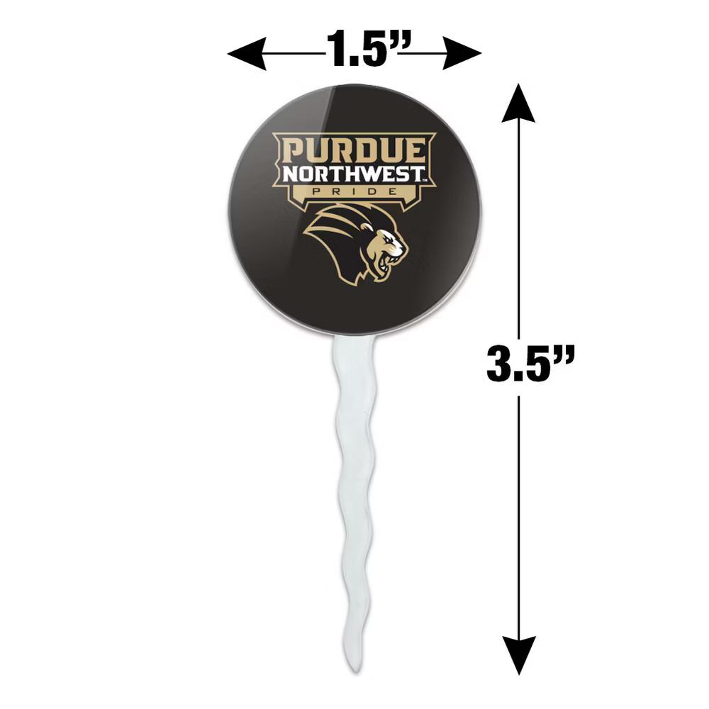 Purdue University Northwest Primary Logo Cupcake Picks Toppers Decoration Set of 6 - Image 6