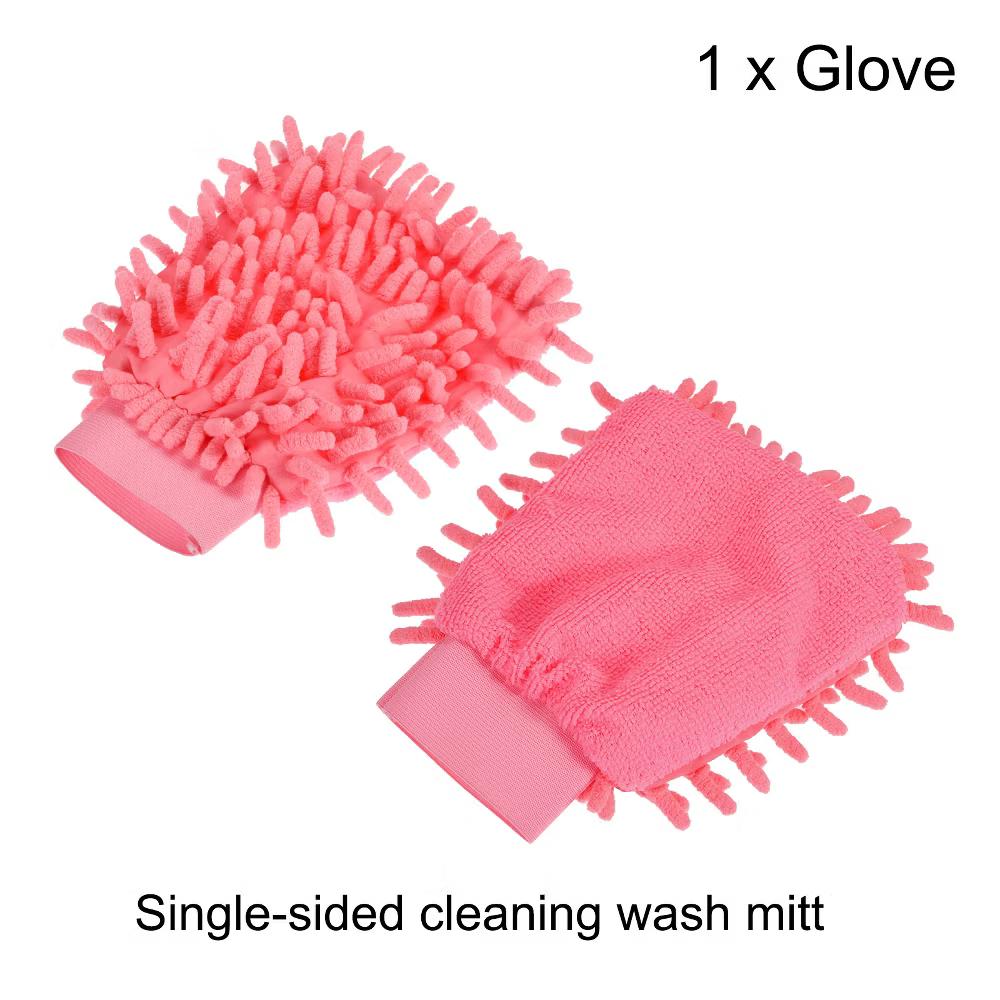 Home Kitchen Microfiber Chenille Reusable Scratch-Free Cleaning Gloves - Image 14