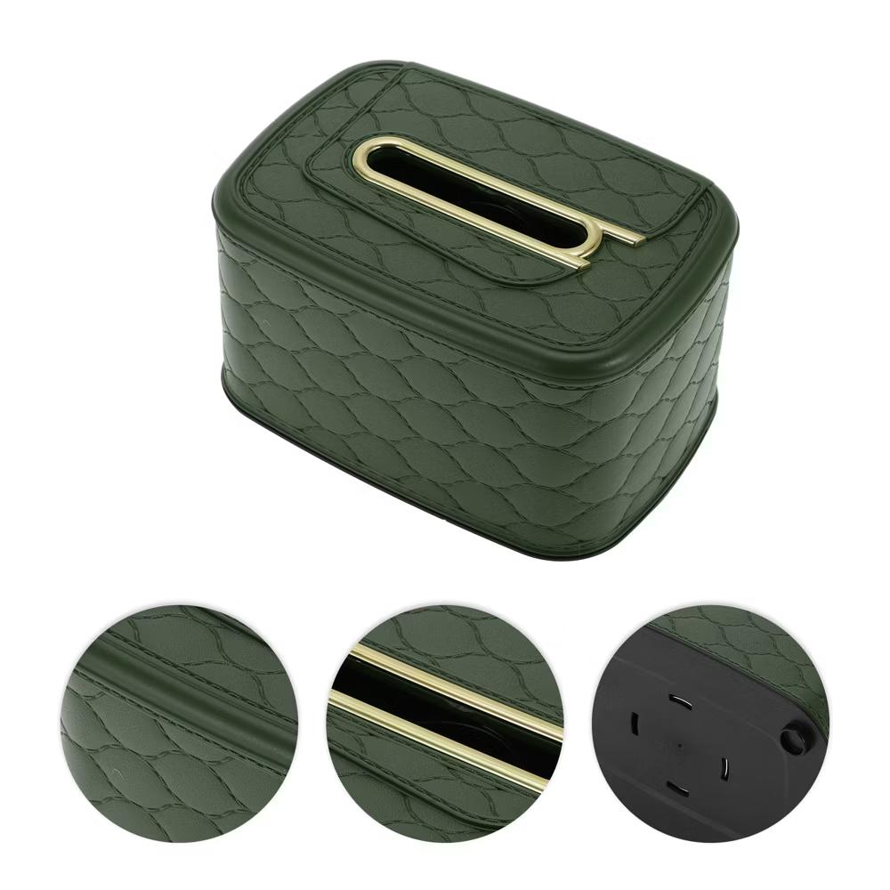 Durable With Spring Tissue Box Cover 1 Pc - Image 5