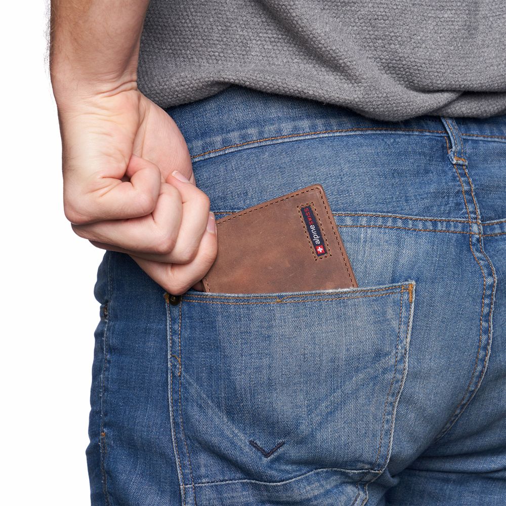Alpine Swiss Connor Executive Bifold Wallet | Business Passcase for Men | Premium Leather | Dual ID Windows | RFID Blocking | Gift Box Included - Image 34