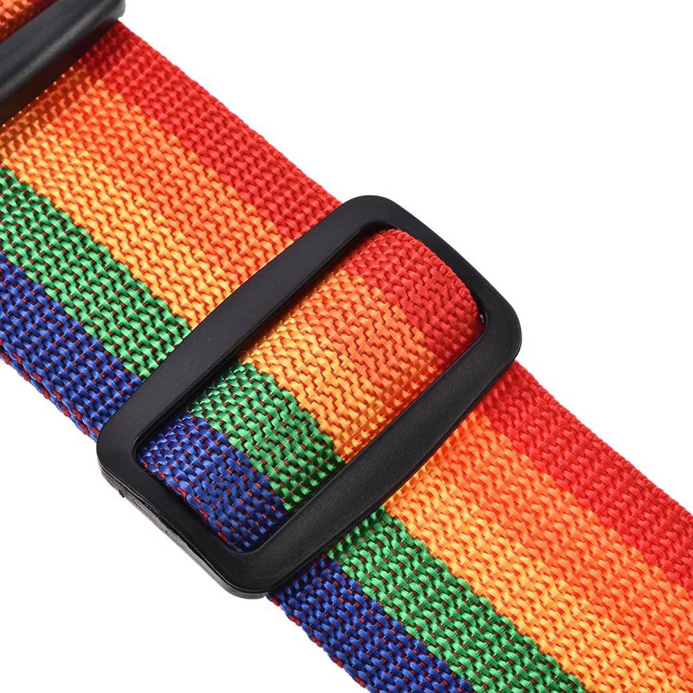 Adjustable PP Travel Bag Packing Luggage Strap with Buckle Label Multi-Color 1 Pc - Image 5