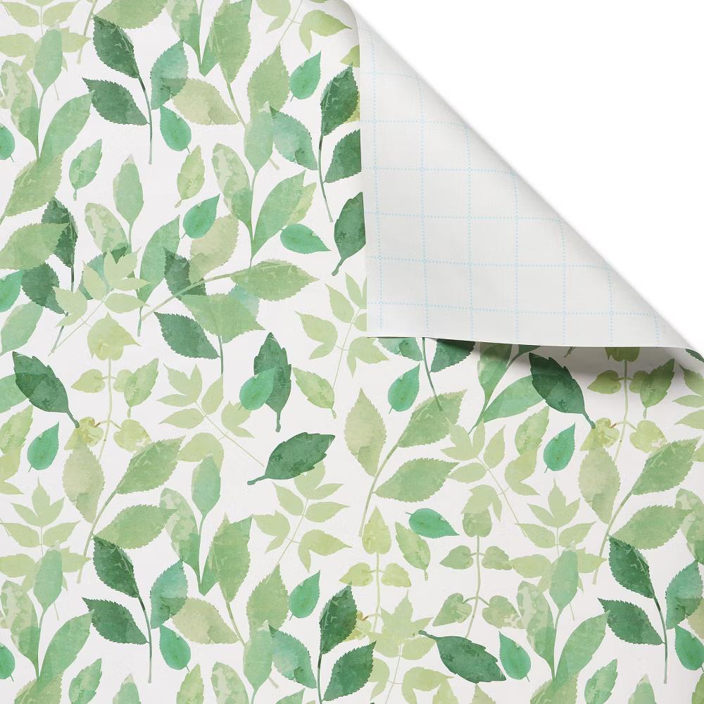 20 Sq Ft Foliage Wrapping Paper Green - Image 2