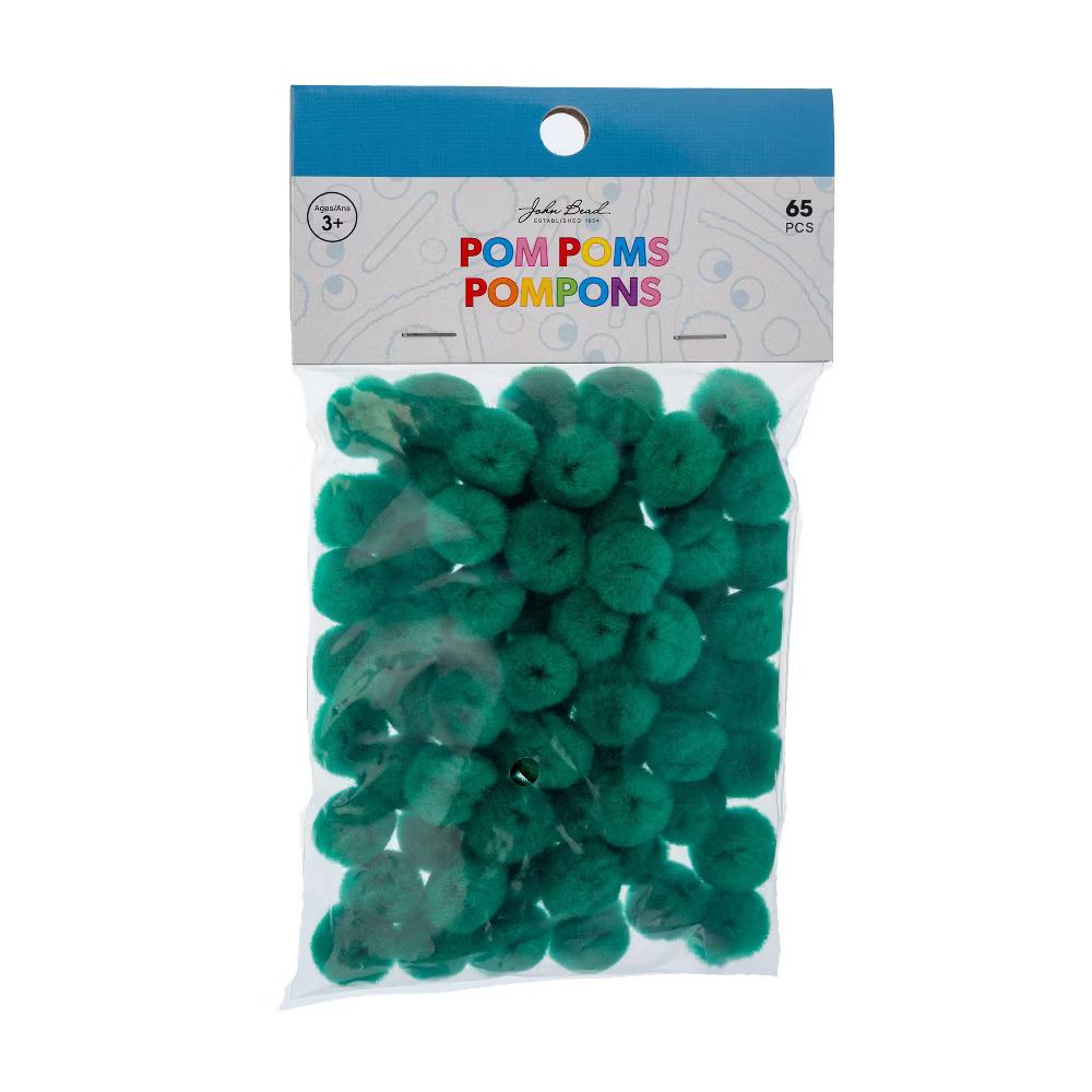 65ct 0.5in Mini Pom Poms for DIY Arts and Crafts, Tiny Acrylic Poms Craft Embellishments - Image 21