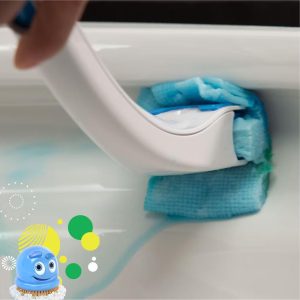 Scrubbing Bubbles Fresh Brush Toilet Bowl Cleaner Kit - Citrus - 1 Wand 8 Flushable Refills 1 Stand
