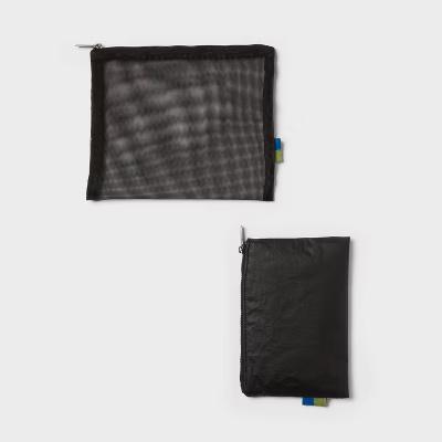 2pk Americana Mesh Pouches - Black - Image 2