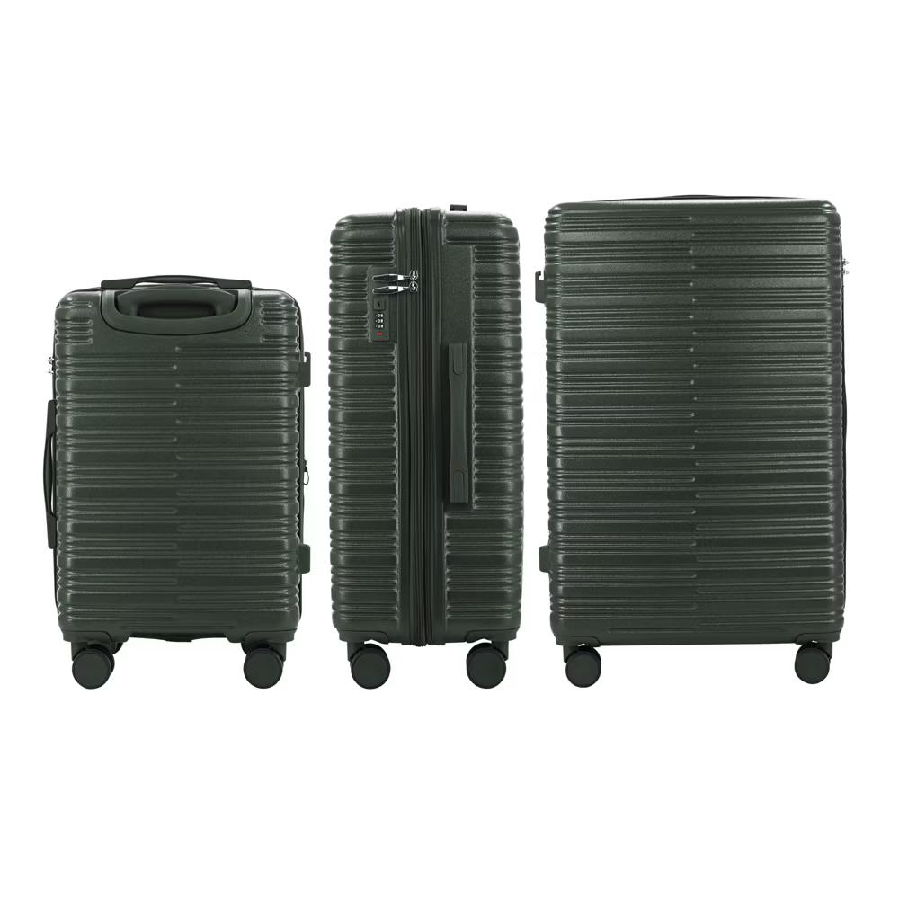 3-Piece Hardside Expandable Luggage Set with 8 Spinner Wheels - 20", 24", 28" - Image 4