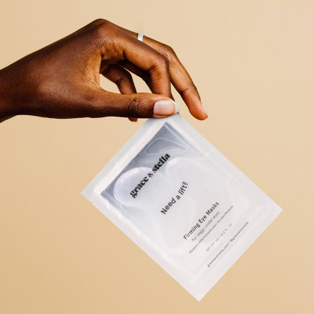 Grace & Stella Firming Under Eye Masks - White - 24ct: Vegan, Soothing, Brightening for Normal, Sensitive Skin