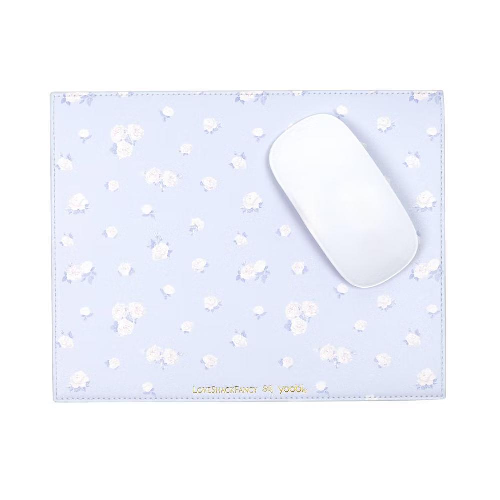 LoveShackFancy - Everblooming Rosettes Mouse Pad Breezy Blue - Image 3