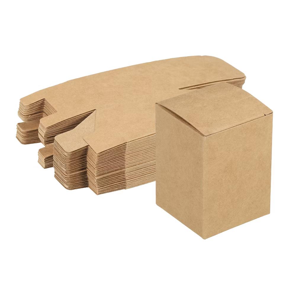 Recycled Corrugated Paper Craft DIY Gift Boxes 15 Pcs - Image 2