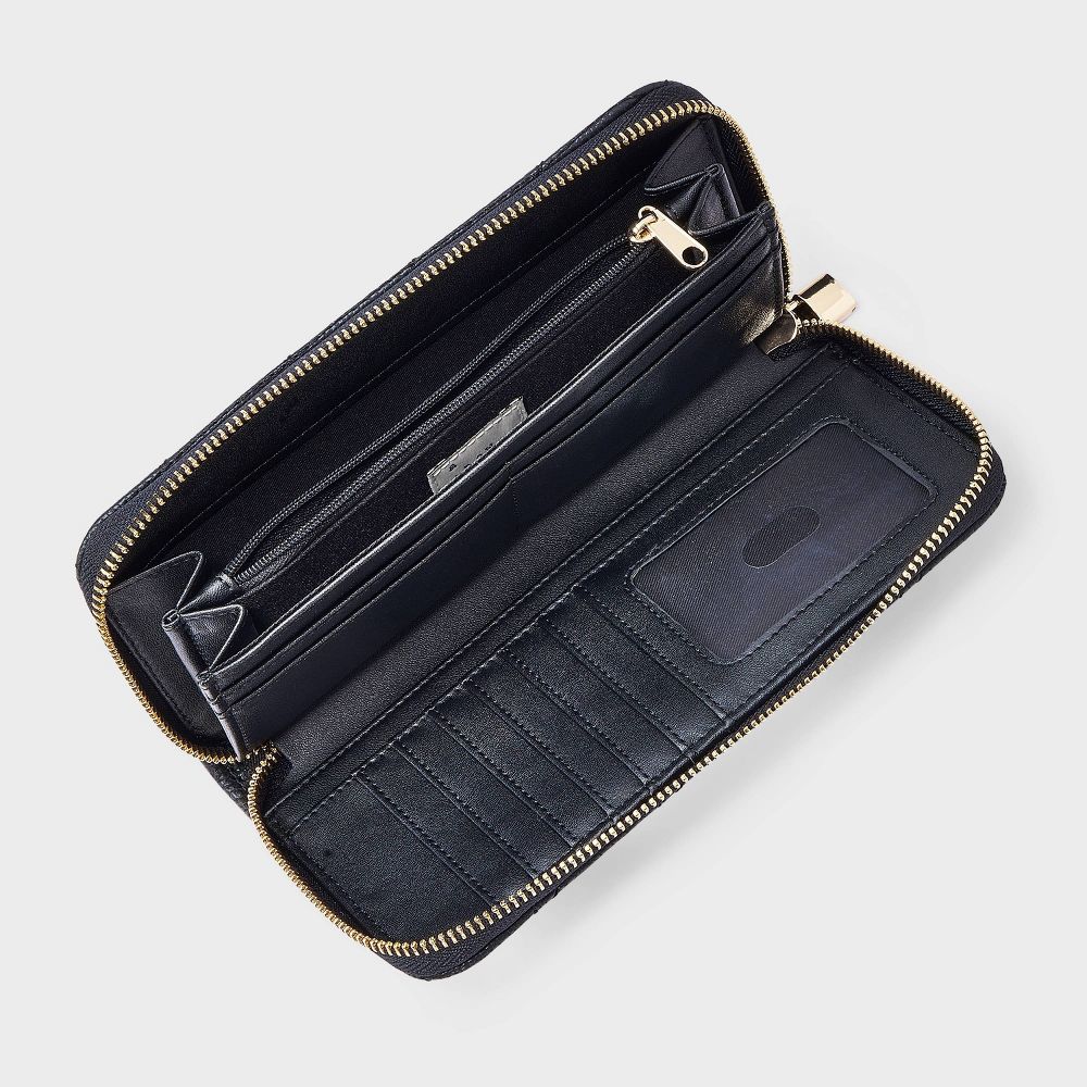 Large Zip Wallet with Charm - Image 7