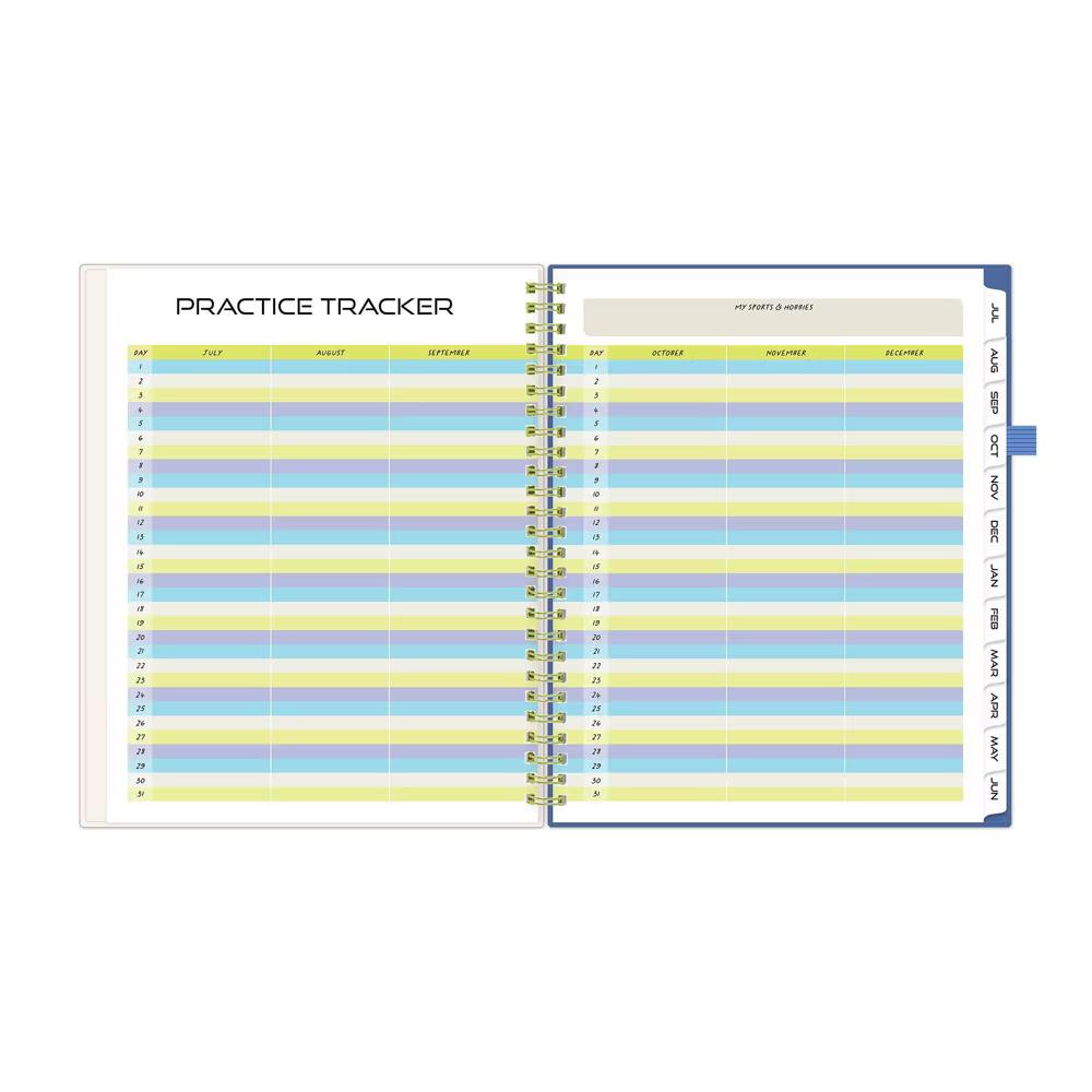 Blue Sky Your Year 7-12 Grade Weekly/Monthly Planner Wirebound 7"x9" Cream Collage - Image 17