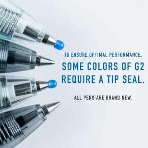 G2 Gel 5pk Boost Gel Pens Fine Point 0.7mm Blue Ink