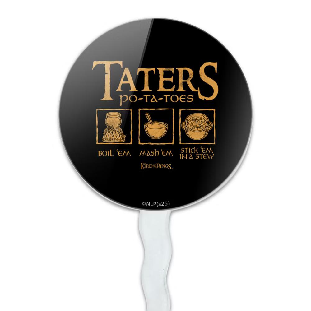 Lord of the Rings Taters Cupcake Picks Toppers Decoration Set of 6 - Image 2