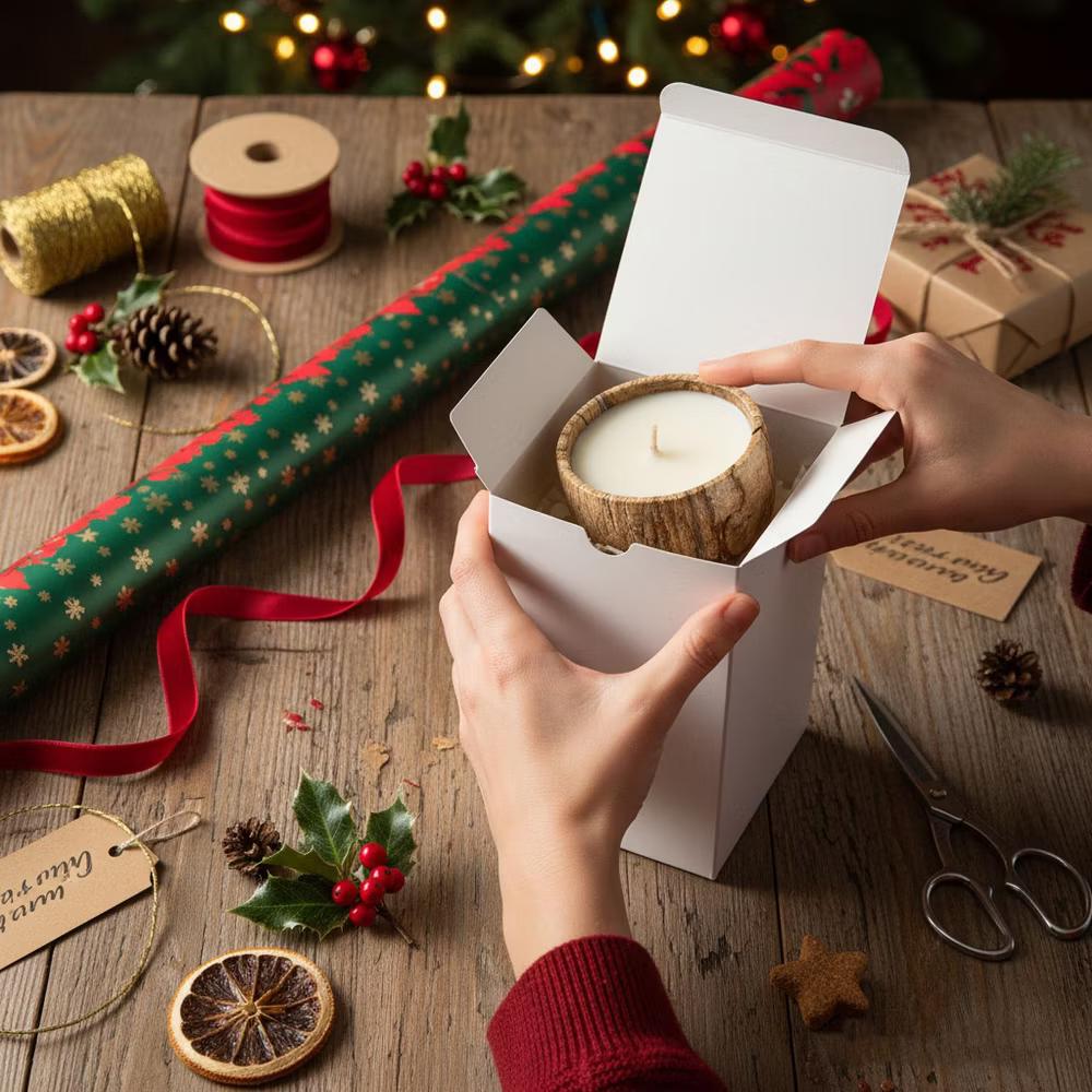 30 Pack White Gift Boxes 4x4x6 Inches for Candles Ornaments Mugs Glasses Jars Ideal for Gifts Storage and Organization - Image 4