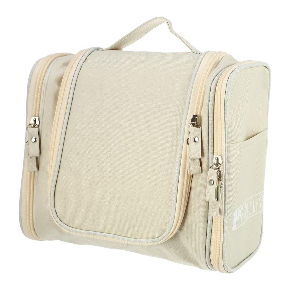 Travel Makeup Bag Travel Toiletry Organizer Makeup Brush Holder Waterproof Oxford Cloth 1 Pc - Image 7