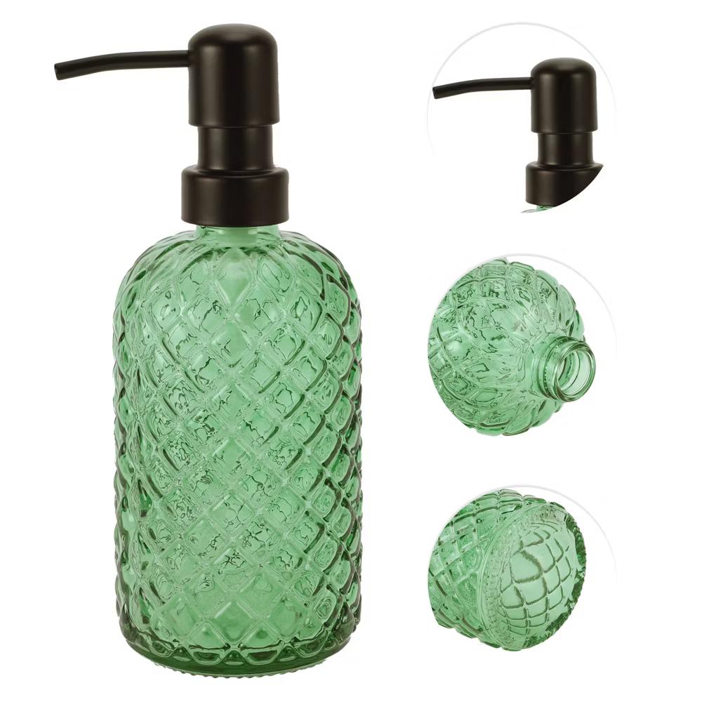 Simple Cylindrical Soap Pump Dispenser 400ml 1 Pc - Image 29