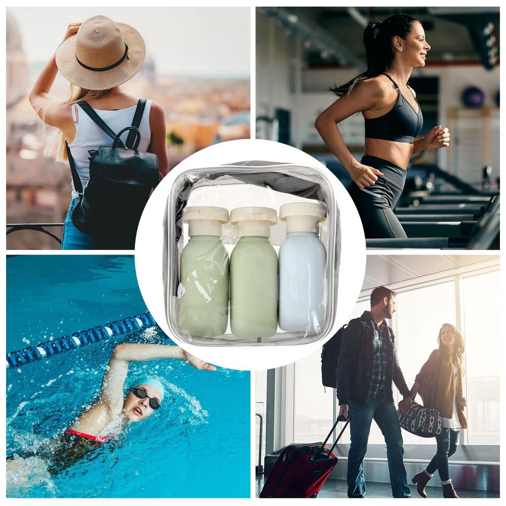 Refillable Flip Cap Travel Container Set 100ml 3Pcs - Image 4
