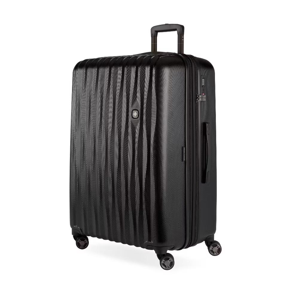 Energie Hardside Large Checked Spinner Wheels Suitcase - Image 9