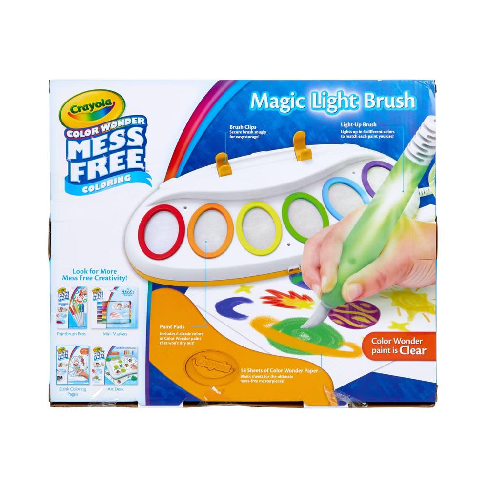 Color Wonder Magic Light Brush and Drawing Pad: Kids Painting Kit, Non-Toxic, Creative Art Set, Requires 3 AA Batteries - Image 5
