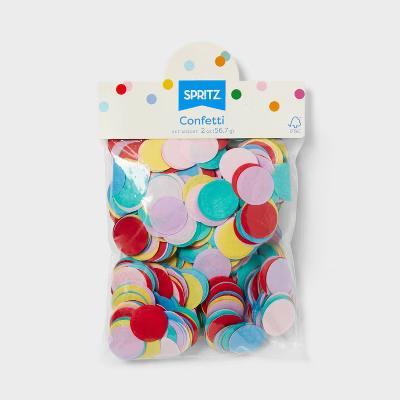 Birthday Party Rainbow Dots Confetti