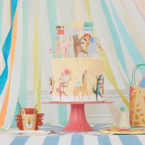 Animal Parade Cake Wrap & Toppers (Pack of 6)