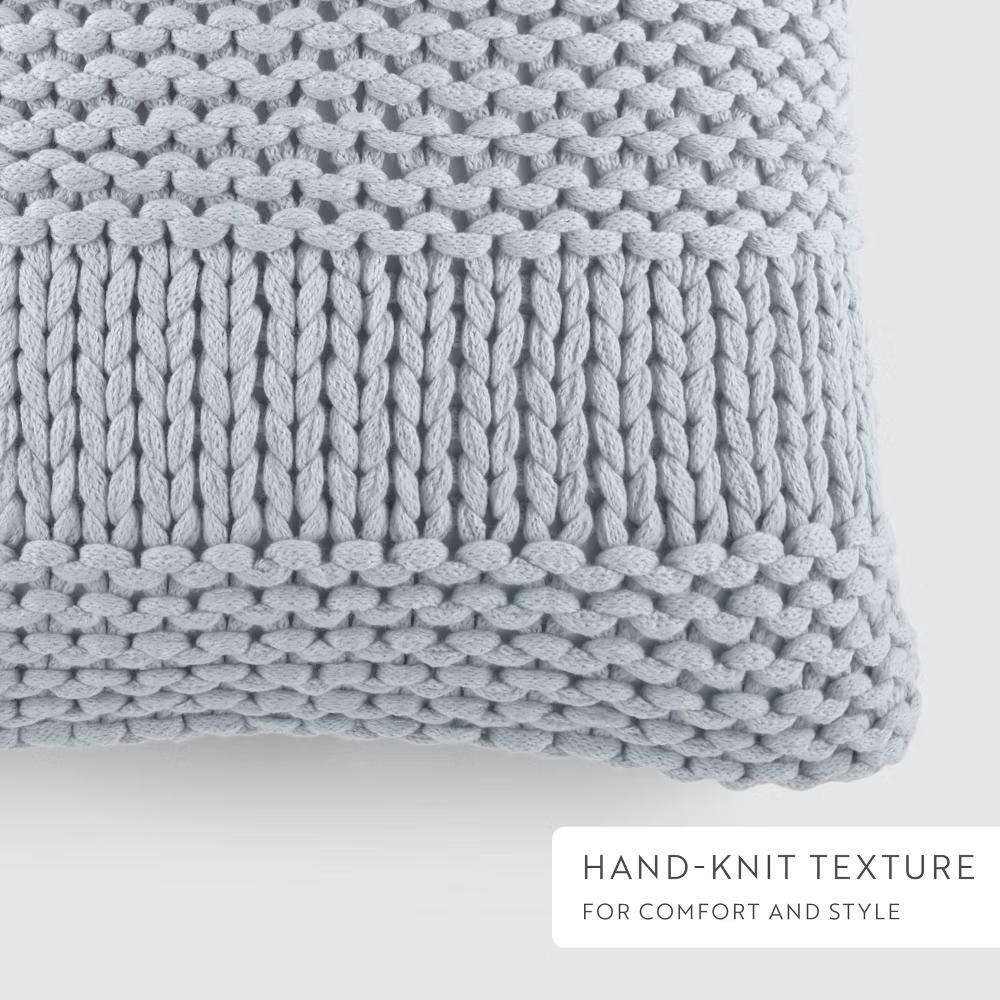 Cozy Chunky Knit Throw Pillow Cover And Pillow Insert - Image 30