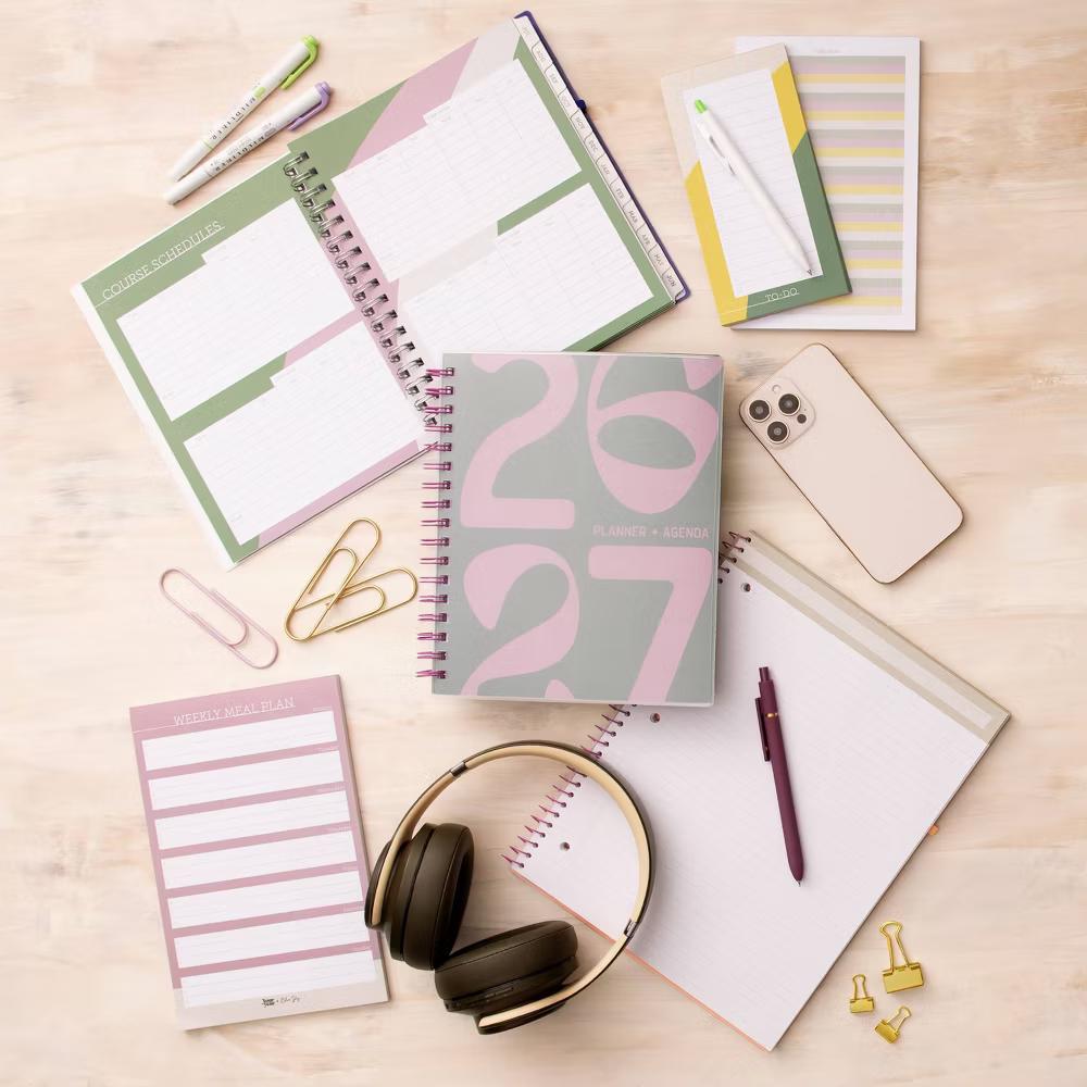 Blue Sky Your Year College Weekly/Monthly Planner Wirebound 7"x9" Green Date - Image 13