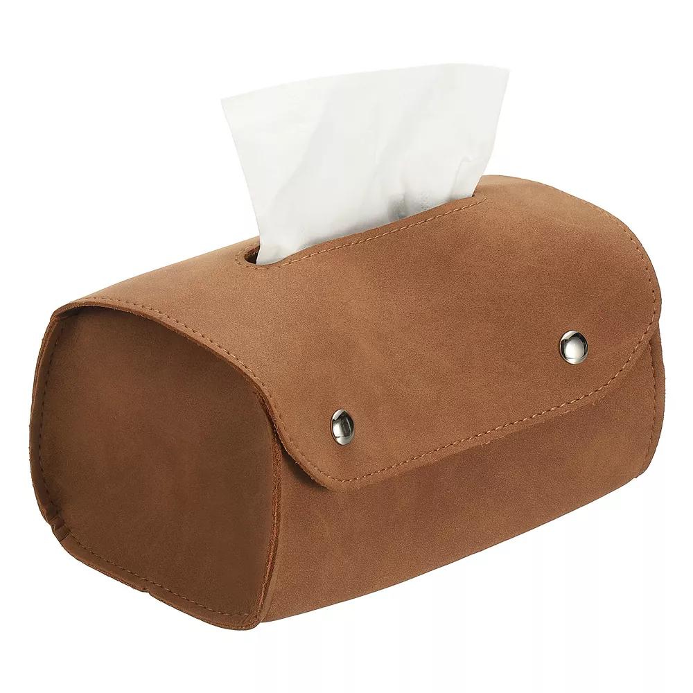 PU Leather Home Car Office Decorative Rectangular Tissue Box Cover - Image 8