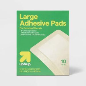 Large Adhesive Pad Flexible Fabric Bandages - 10ct