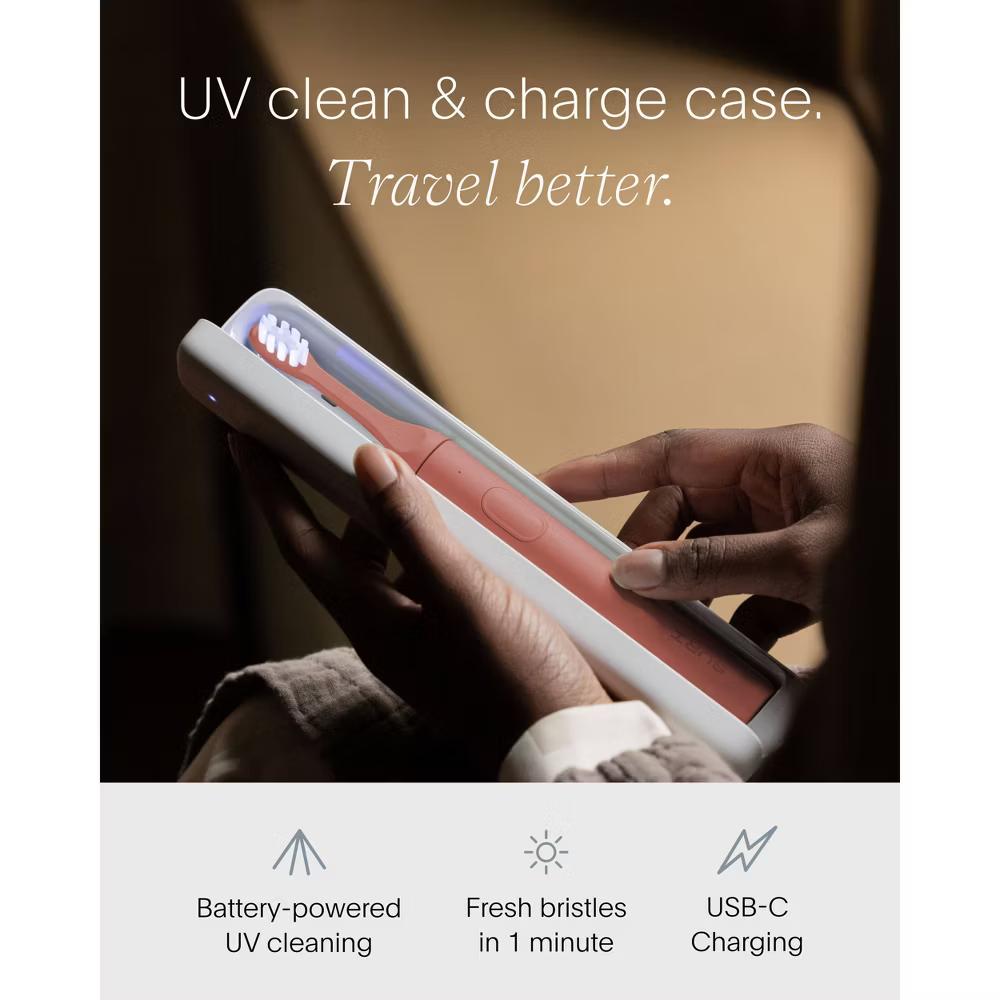 SURI 2.0 Sonic Electric Toothbrush with UV Travel Case and Brush Head - Canyon Sunrise - Image 7