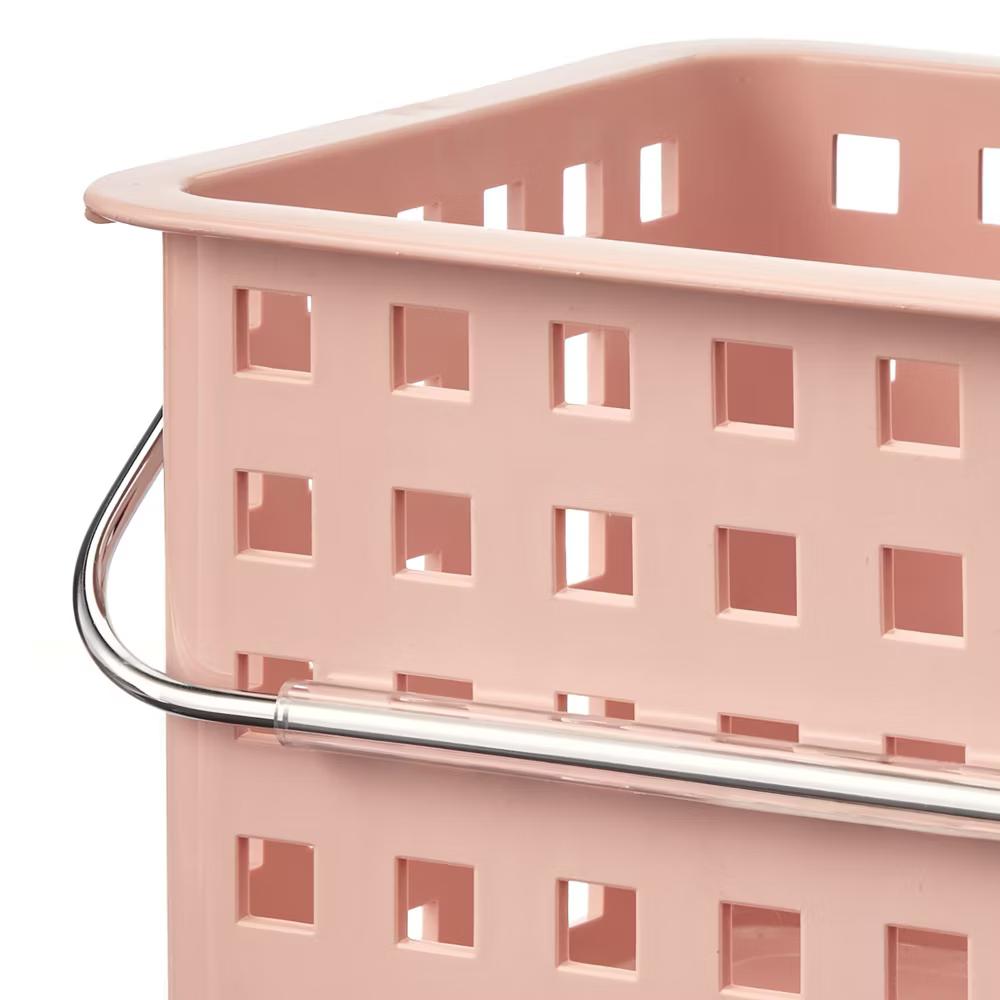 Portable Small Shower Caddy for Dorm or Bathroom, 3-Pack, White - Image 13