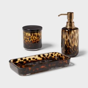 Colored Glass Tortoise Bath Tray