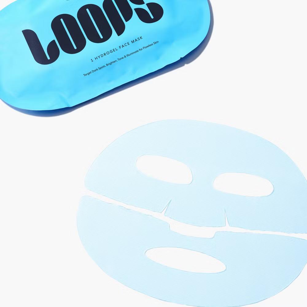 LOOPS Hyper Smooth Dark Spot Treatment Hydrogel Face Mask - 0.19oz: Paraben-Free, Sulfate-Free, Unscented - Image 5
