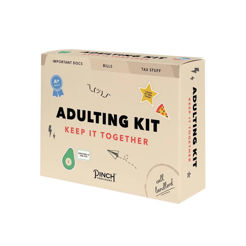 Adulting Desk Organiser Kit: Pinch Provisions Multicolored Office Set with Letter Opener & Paper Desk Pad - Image 4