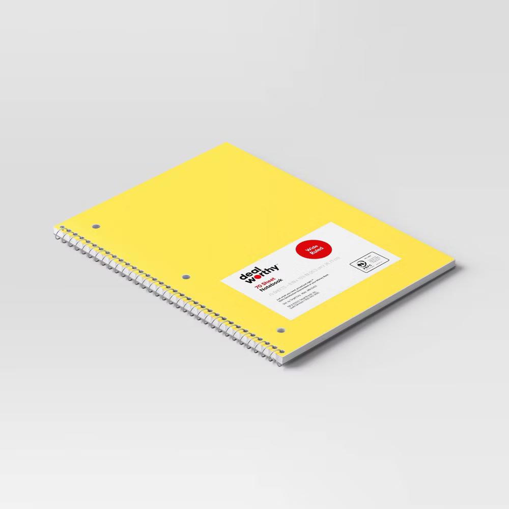 Subject Spiral Notebook Wide Ruled - Image 19