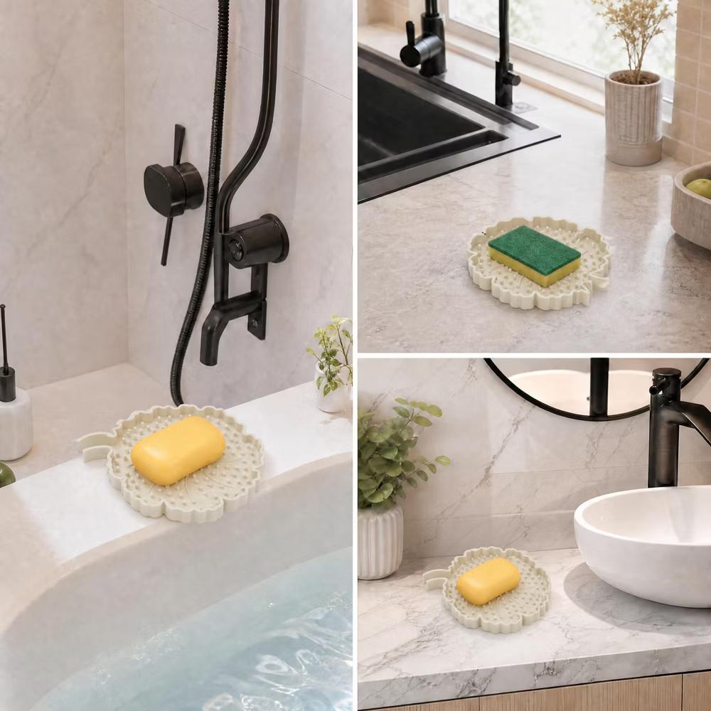 Flower Shape Soap Dish 1 Pc - Image 3