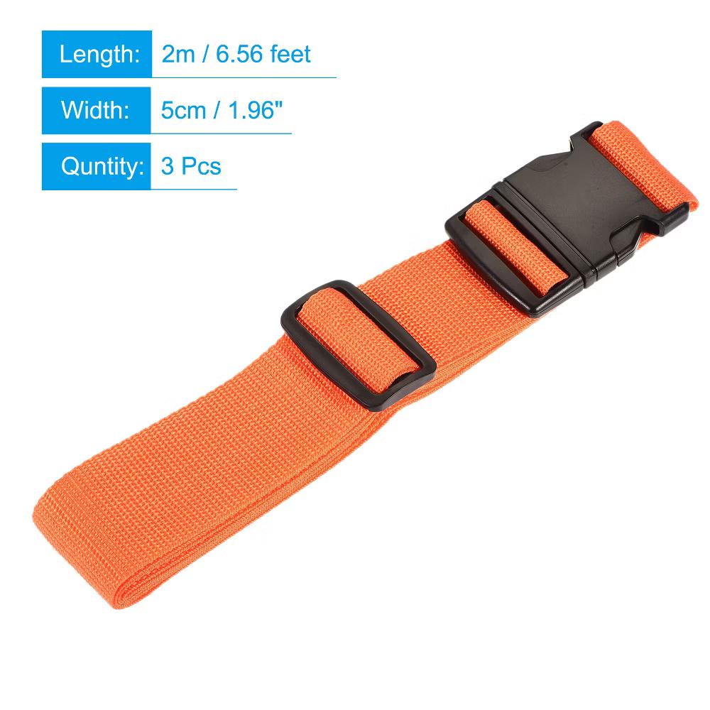 Outdoor Travel Packing Accessories Adjustable Utility Strap 3 Pcs - Image 3