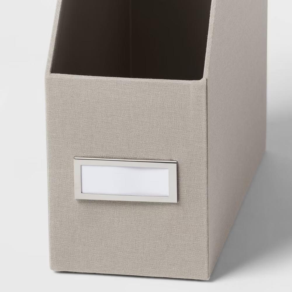 Canvas Magazine File Holder and Organizer - Image 11