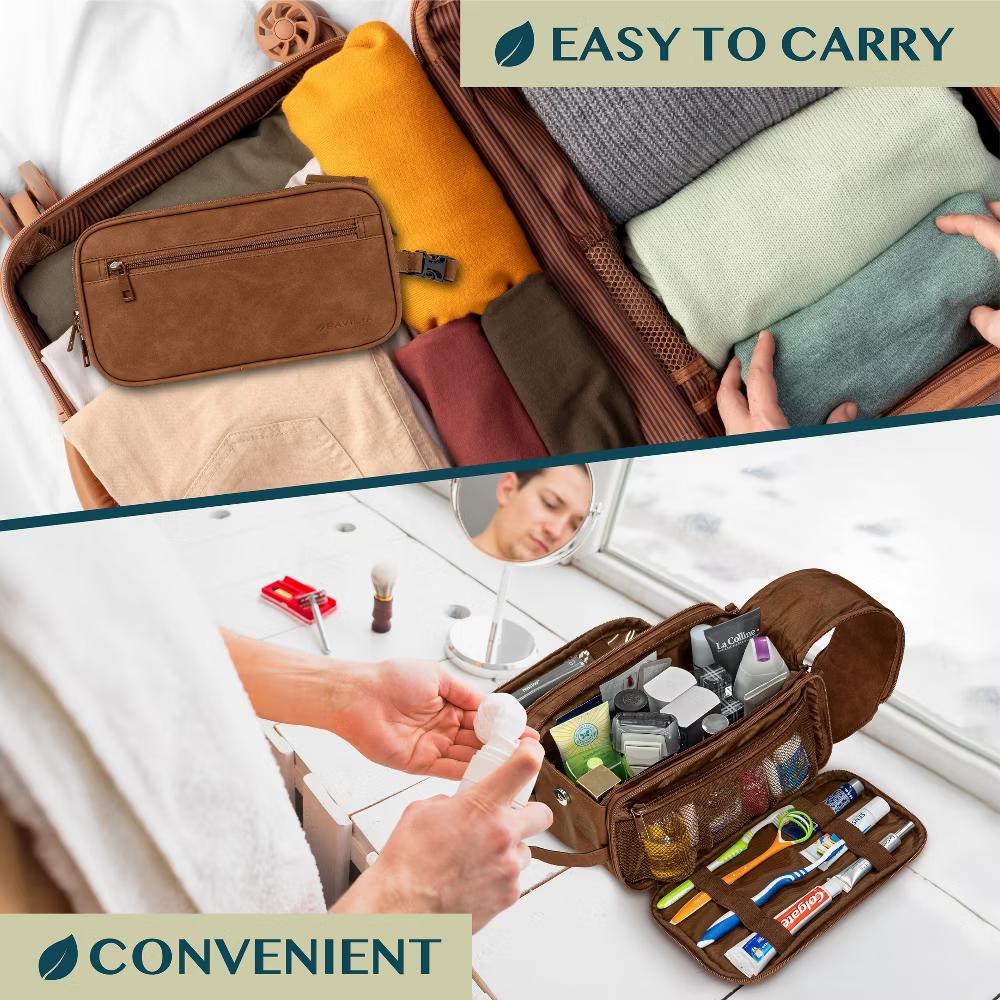 Toiletry Bag Women Men, Travel Toiletries Organizer Case, Essentials Shaving Dopp Kit, Cosmetic Make Up Accessories - Image 37