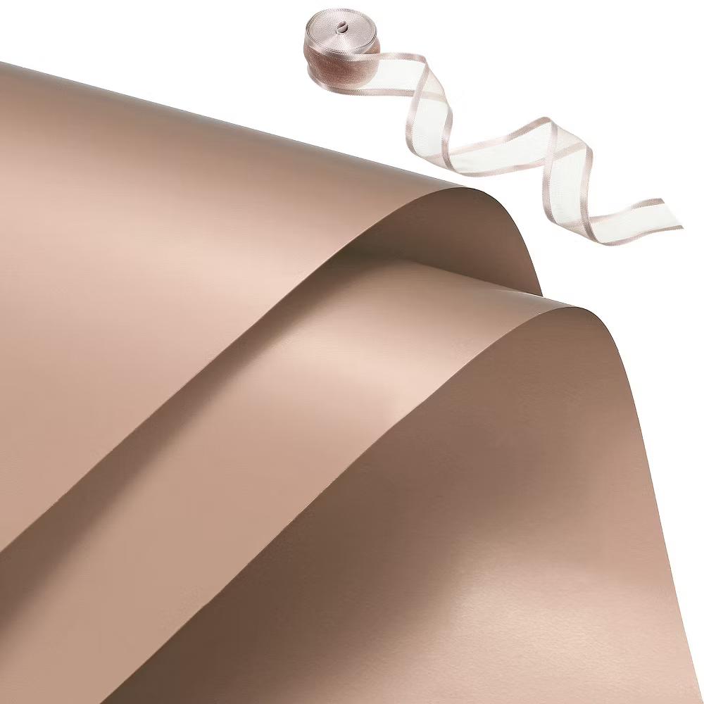 DIY Crafts Waterproof Flower Wrapping Paper with Ribbon 20 Sheets - Image 11