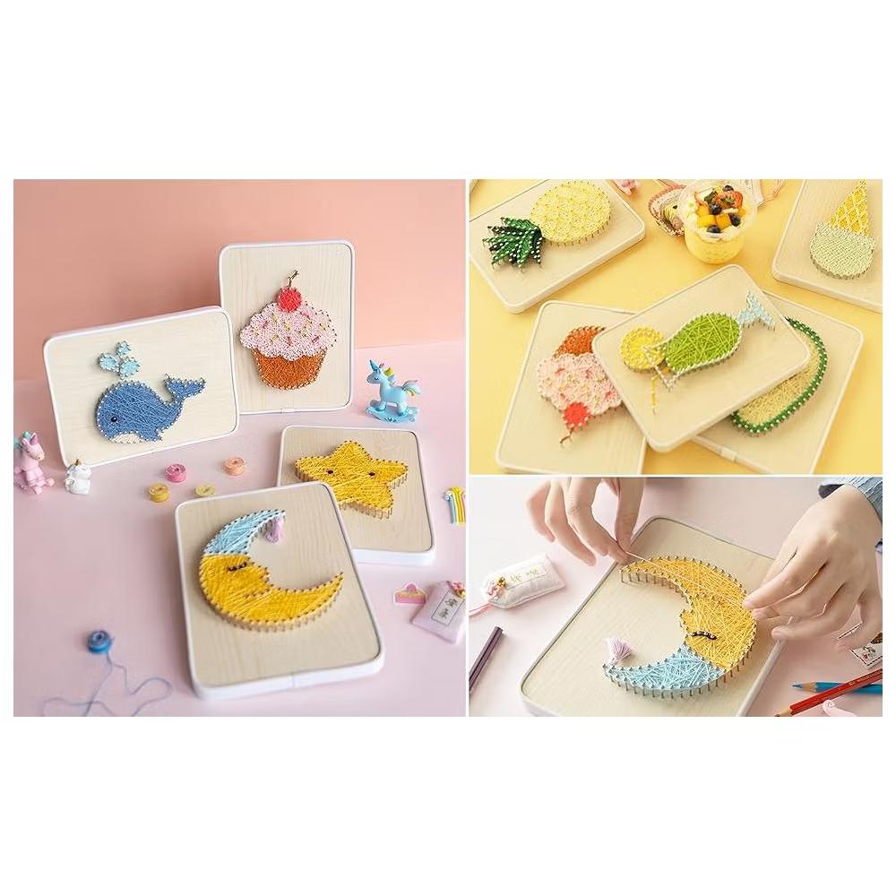 Wizardi String Art DIY Kit - Dandelion. Wizardi Craft Kit F07-M12-3-DHBC18330 - Image 3