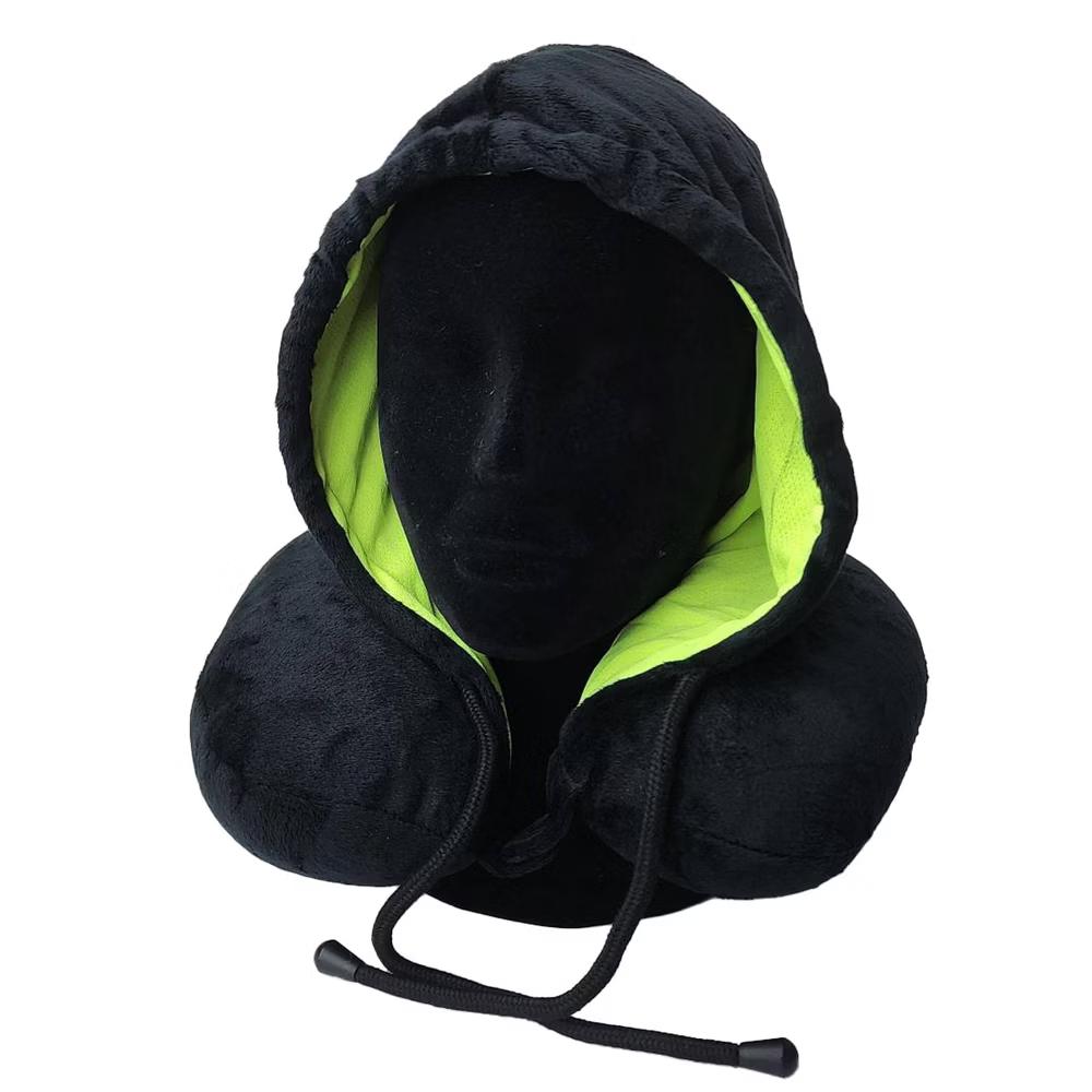 WOLF Hooded Travel Neck Pillow - Image 9
