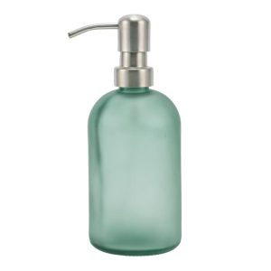 Simple Cylindrical Soap Pump Dispenser for Kitchen 400ml 1 Pc