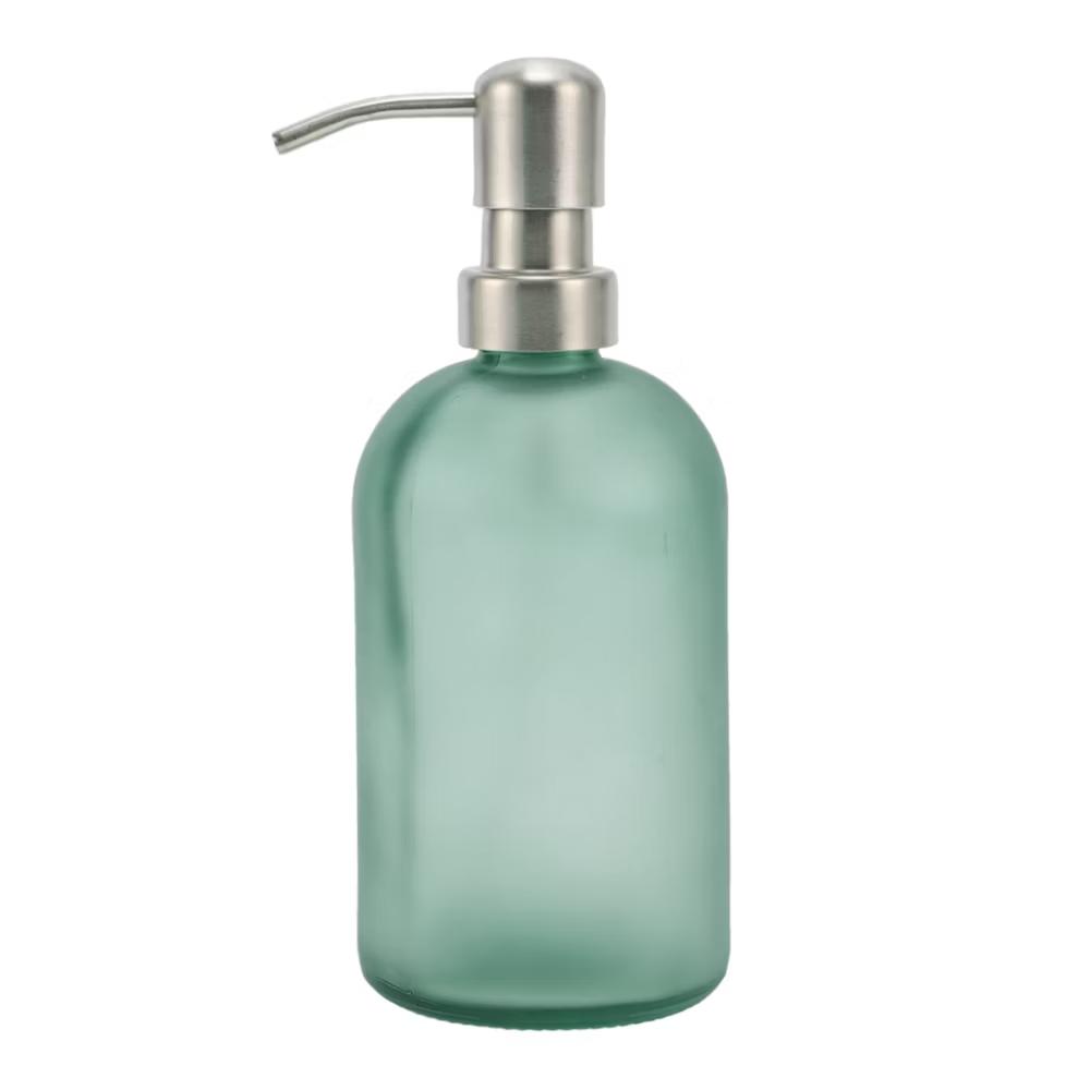 Simple Cylindrical Soap Pump Dispenser for Kitchen 400ml 1 Pc