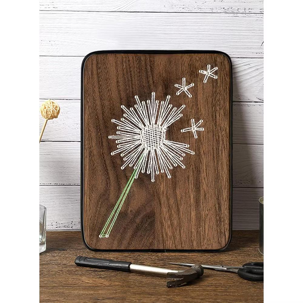 Wizardi String Art DIY Kit - Dandelion. Wizardi Craft Kit F07-M12-3-DHBC18330 - Image 7