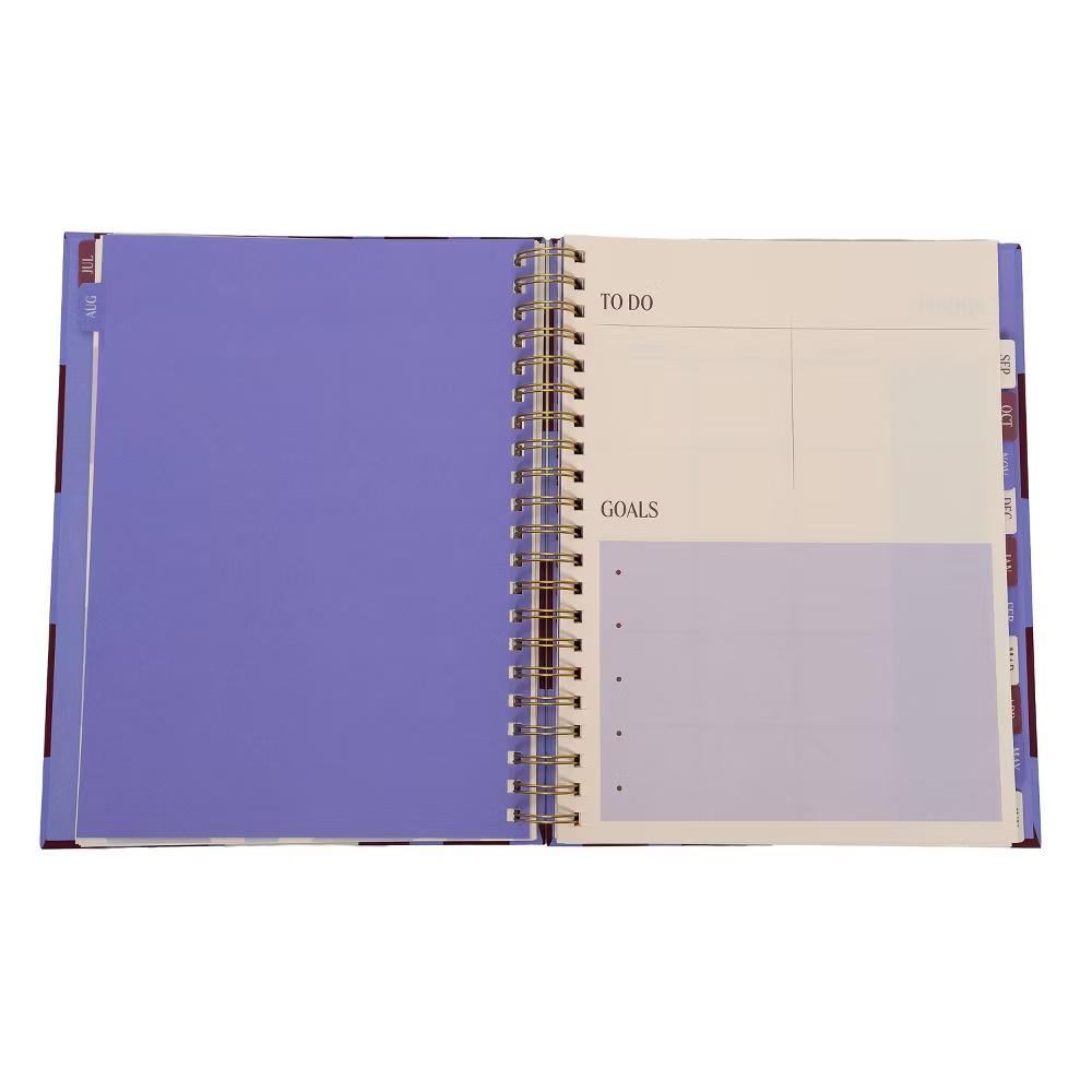 Pearhead 9.5"x11" 2026–2027 Weekly/Monthly Academic Planner with Stickers Purple/Maroon - Image 5