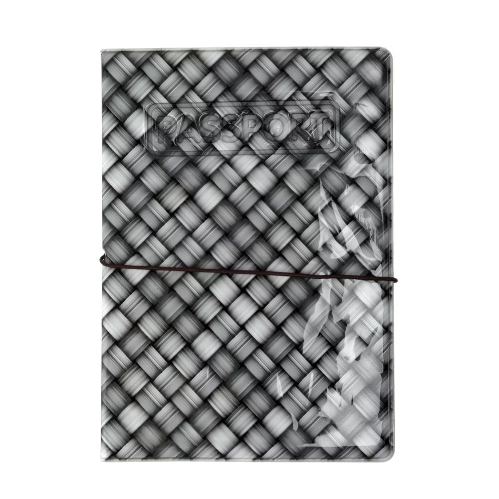 Woven Plaid Passport Holder 1 Pc