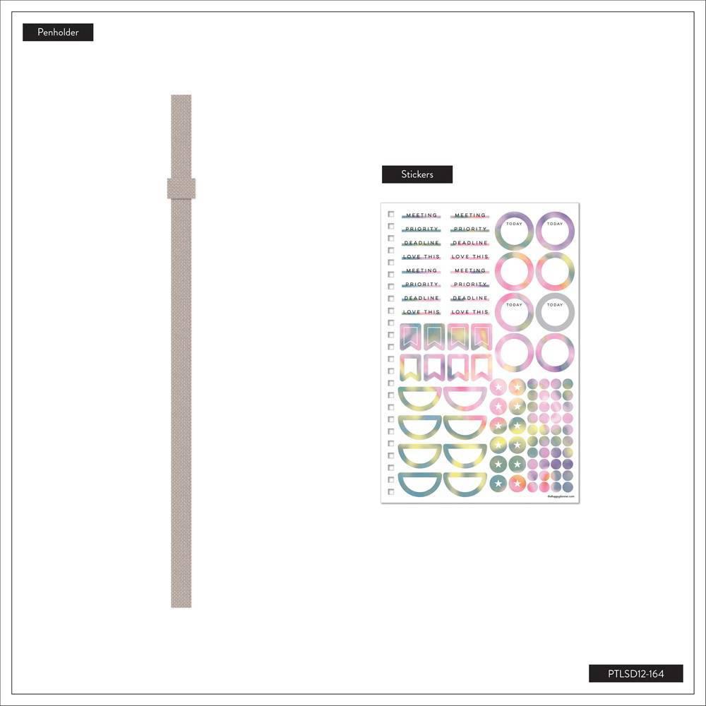 Happy Brands 2026-2027 6"x8.375" Organized Liminal Garden Small 12 Months Twin Loop Dated Teacher Planner - Image 8