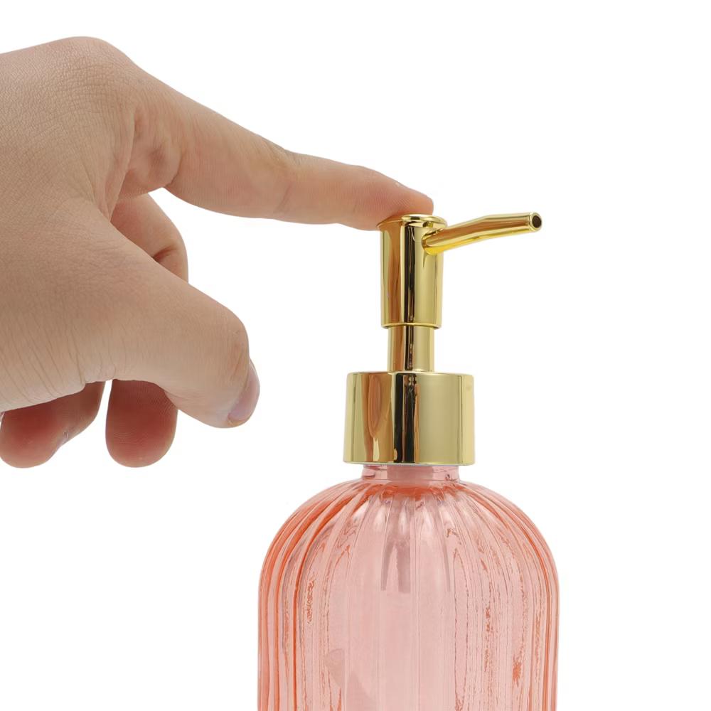 Convenient Vertical Stripe Soap Dispenser 13.53oz 1 Pc - Image 35